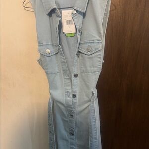 Guess Light Blue Denim Dress
